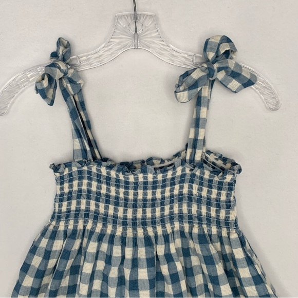 Cecil and Lou Blue and White Gingham Dress Girl’s Size 8 - Picture 3 of 8
